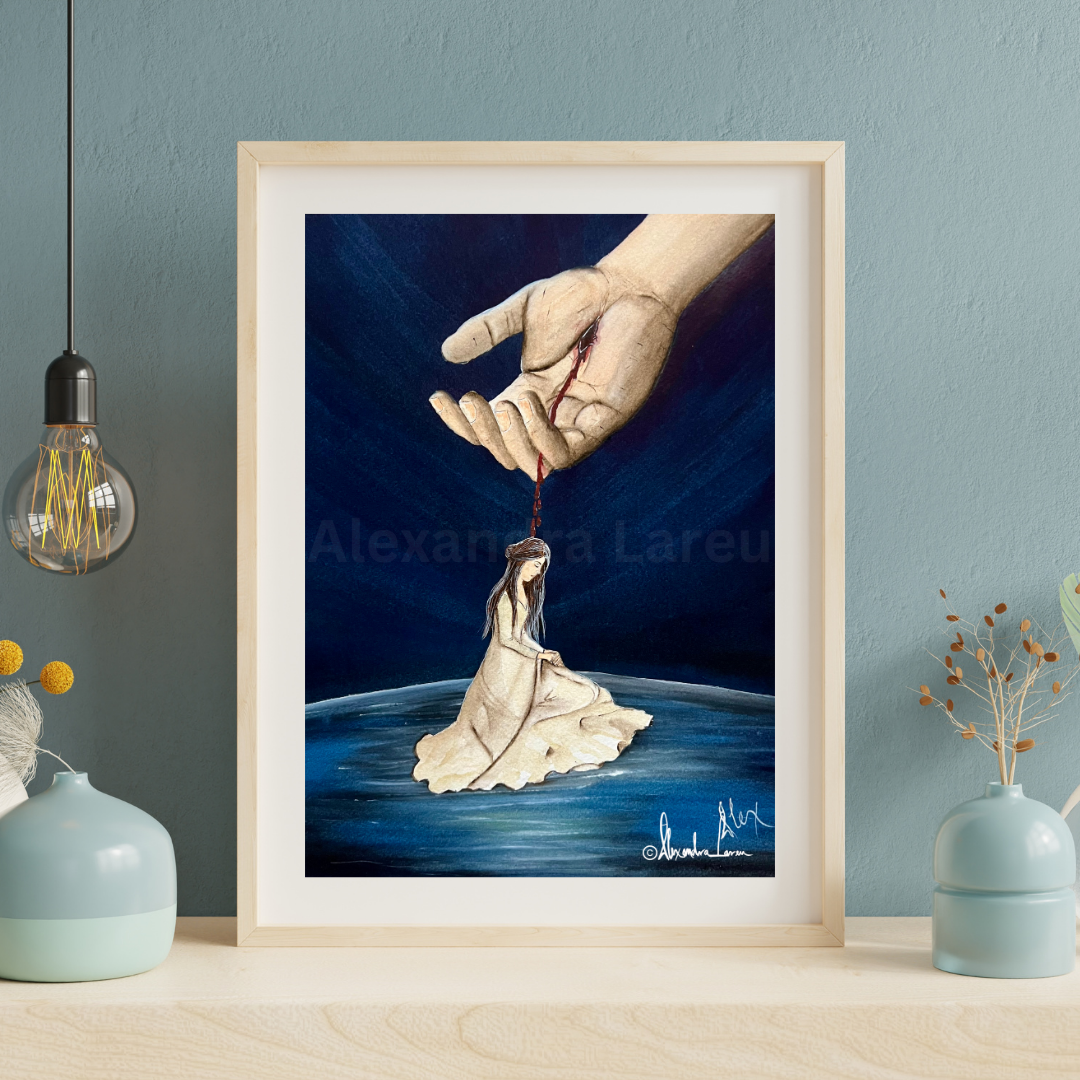 By His Wounds - Art Print - Image 3