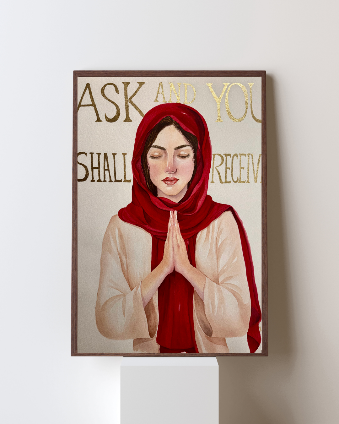 Ask - Ask and You shall Receive" Serie 1/ Matthew 7:7 Art Print - Image 2