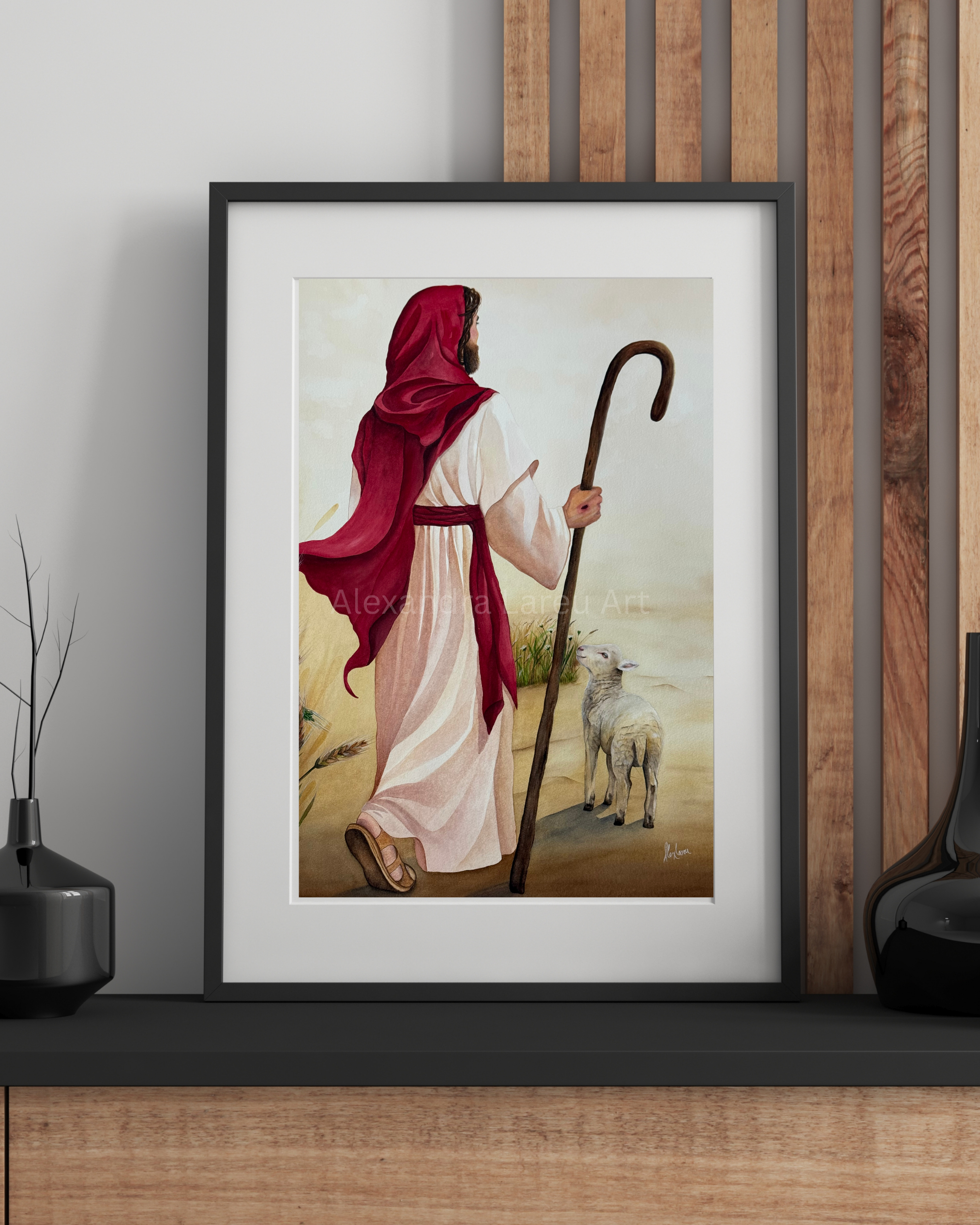 Eternal Shepherd - Art Print - Image 2