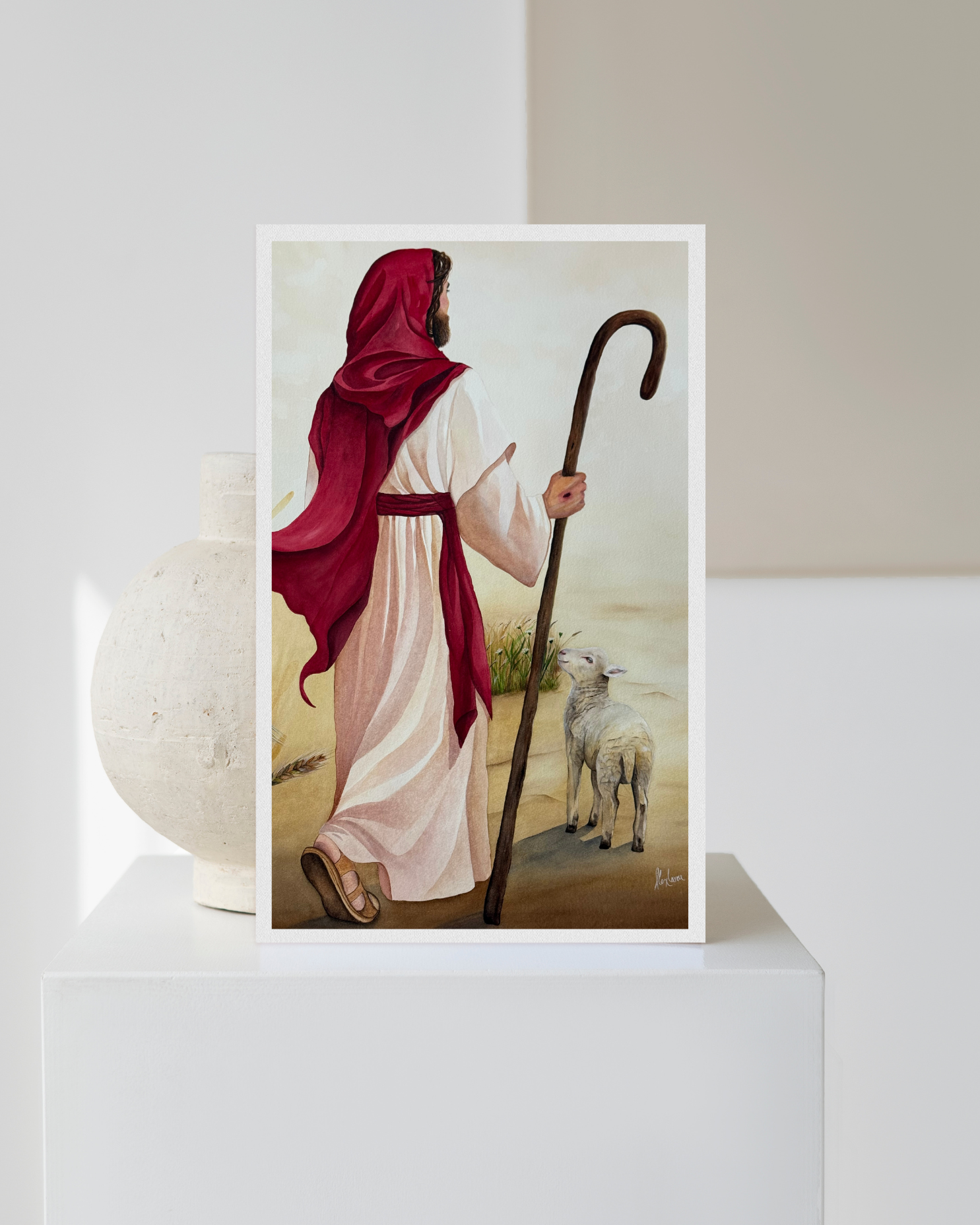 Eternal Shepherd - Art Print - Image 3